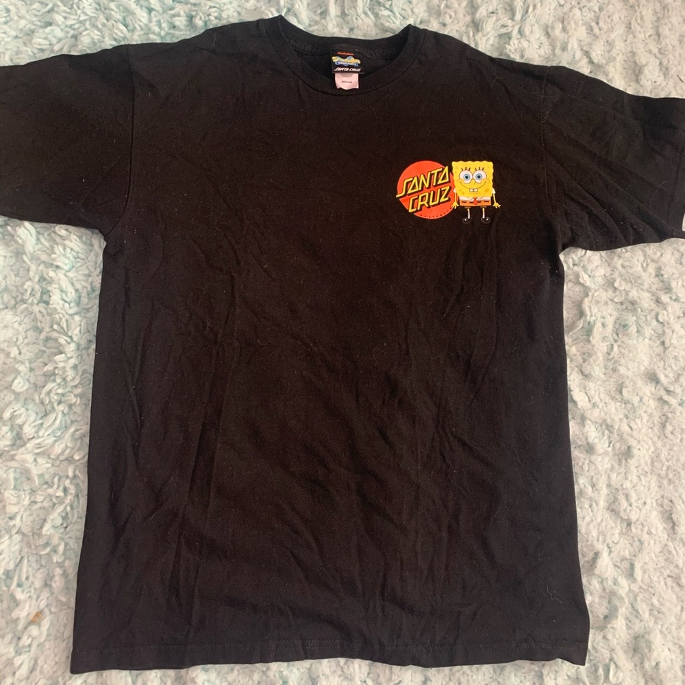 santa cruz spongebob edition t-shirt